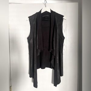 Faux Leather Vest